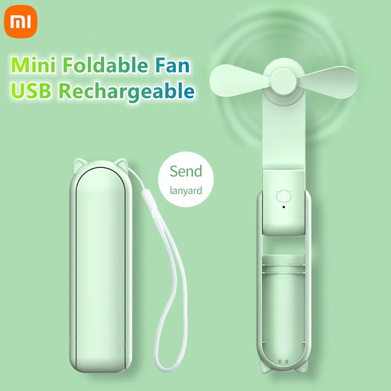 

Мини-вентилятор Xiaomi с зарядкой по USB, 1500 мА · ч, 3 скорости