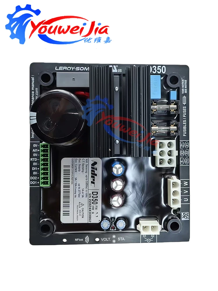 Фото Оригинальный регулятор напряжения AVR D350 Leroy Somer, запасная часть для генератора, плата регулировки напряжения №2