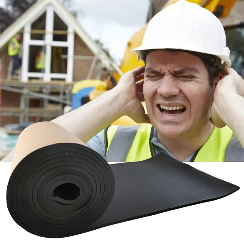 

Car Hood Engine Firewall Heat Mat Sound Proof Insulation Deadener Mat Aluminum Foil Sticker Auto Interior Cars Accessories