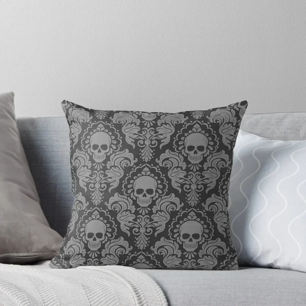 Декоративная подушка Skull Damask 30x30 см