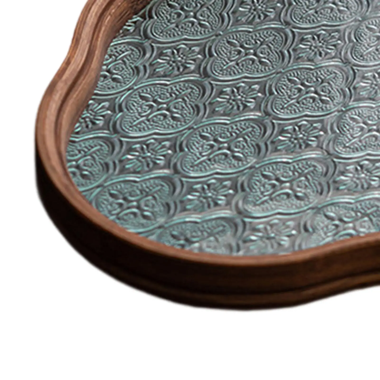 Стеклянный поднос с цветком бегонии чашка для чая сервировочное блюдо