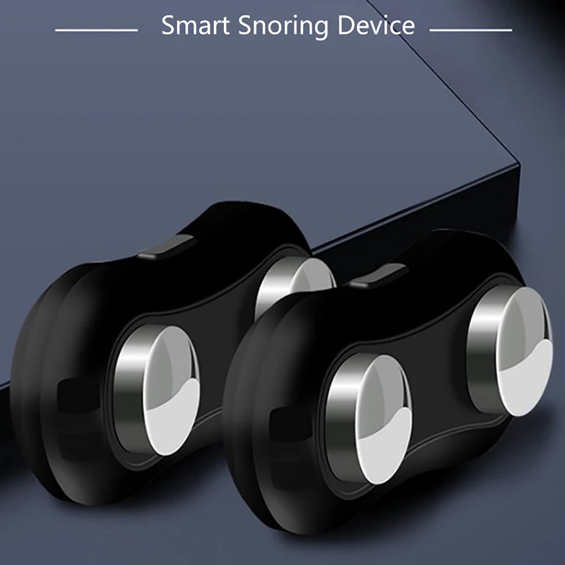 

New Smart Anti Snoring Device EMS Pulse Noise Reduction Muscle Stimulator Snore Stop Black Portable Anti Snoring Device