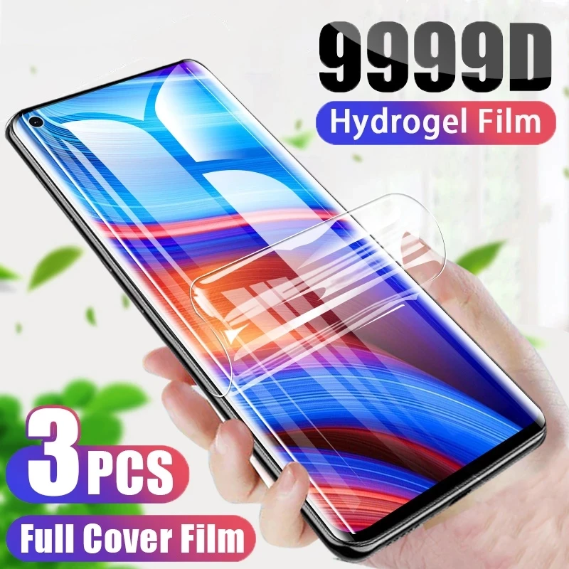 

3PCS Hydrogel Film For Oppo A36 A76 A96 Screen Protector For Oppo A17 A17K A16 A16s A15 A15s A54 A54s A74 A94 5G Protective film