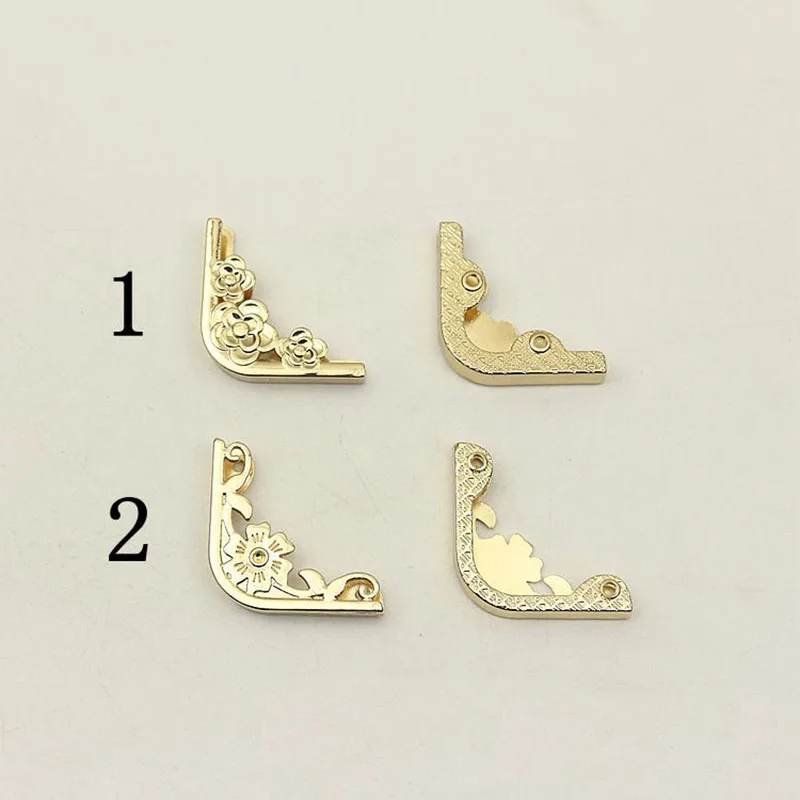 

5pcs 35x46mm Floral Bag Corner Protector Metal Buckles for Books Photo Menus Corners Clip Hook DIY Luggage Hardware Accessory