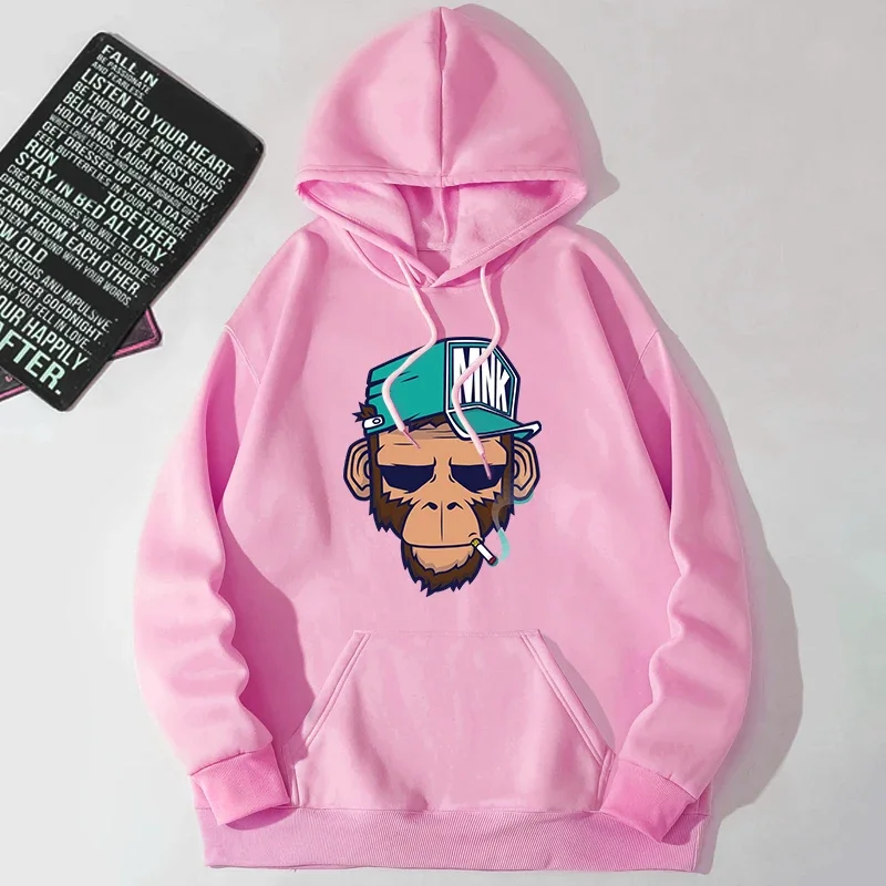 Осенне-зимний новый мужской модный повседневный свободный пуловер с капюшоном и