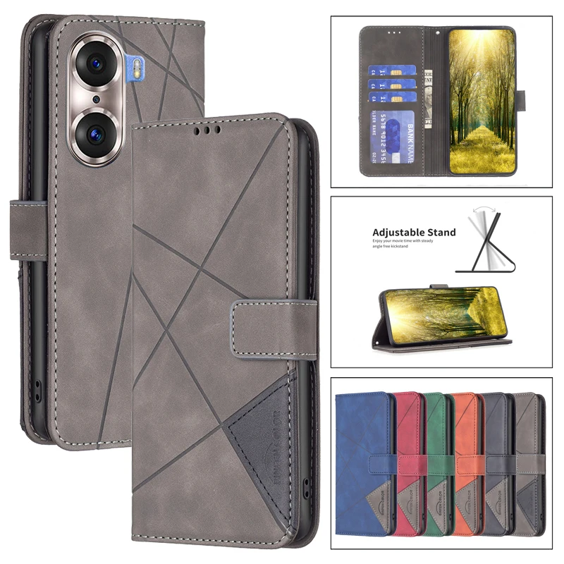 

Flip Leather Wallet Cover Case on For Huawei P50 P40 Pro P30 Lite P Smart Z PSmart 2019 2020 2021 Phone Bags Stand Protect Cases