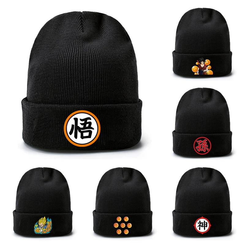 

Вязаная шапка с аниме жемчугом дракона, осень/зима, теплый пуловер, вязаная шапка, аксессуары для косплея, рождественский подарок