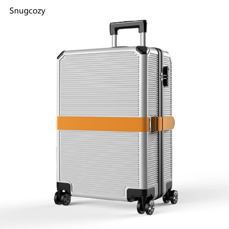 Private custom Noble luxury fashion Rolling Luggage 20/24/28 inch size Extra large volume  Spinner brand Travel Suitcase
