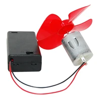 280 reciprocating mini motor diy kit boat 3v dc motor micromotor with fan blades and battery box