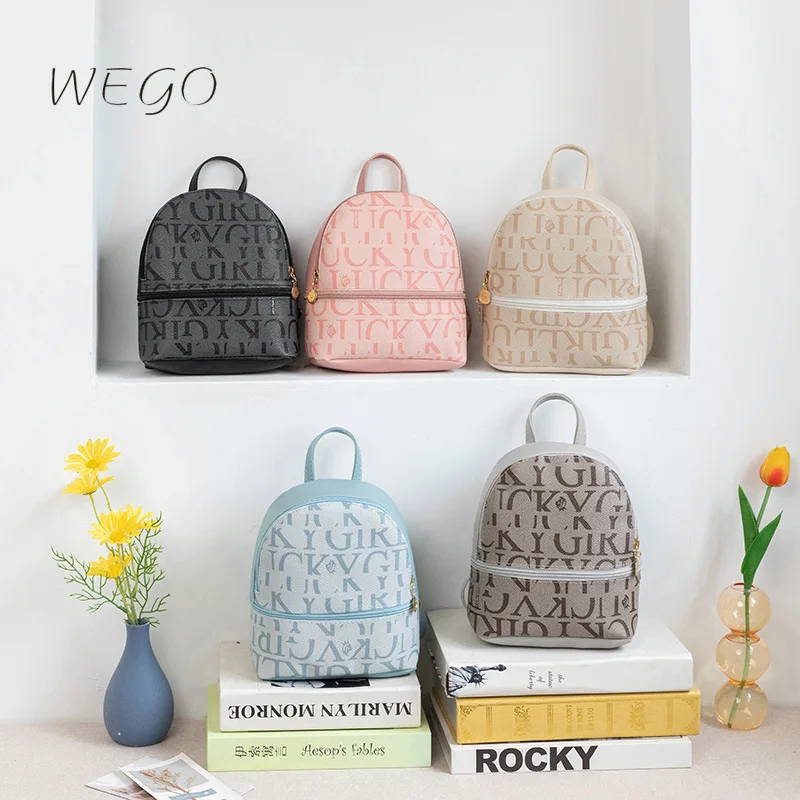 

New Printed Small Backpack 2020 Fashion Women's Bag Casual Small School Bag One Shoulder Messenger Small Bag