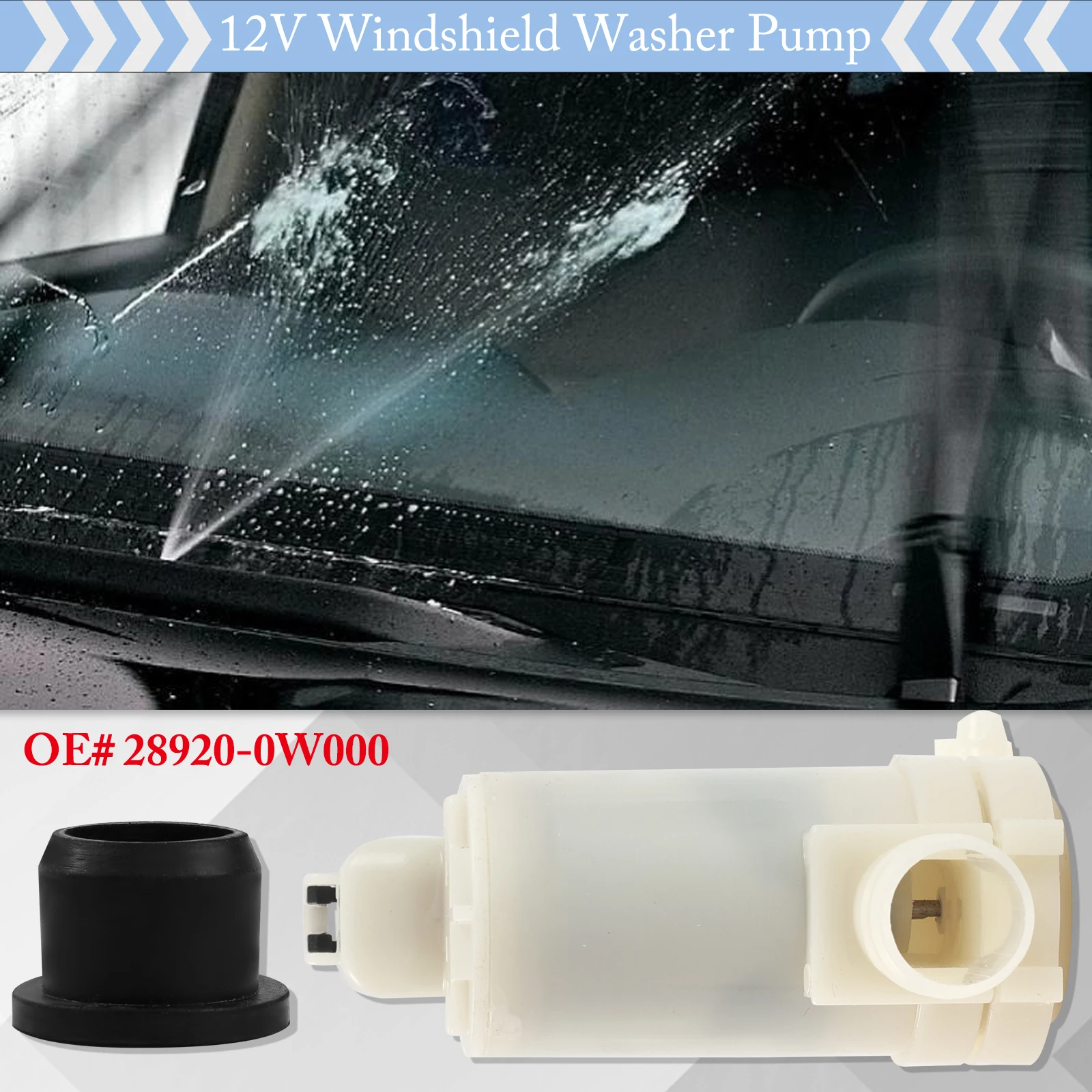 Насос омывателя лобового стекла переднего и заднего для Nissan Altima Frontier Sentra Infiniti FX35