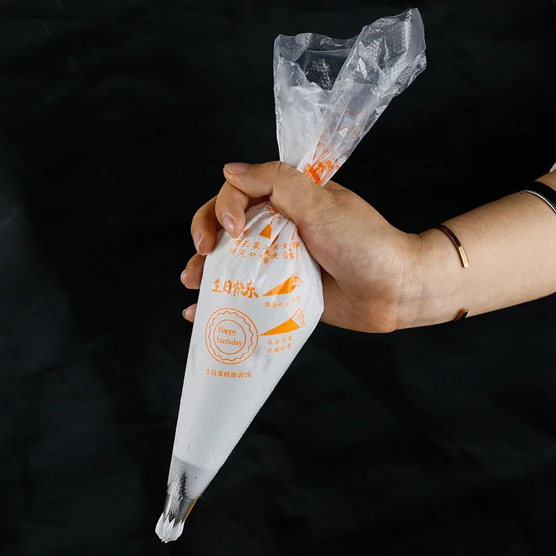20/100/200PCS Disposable pastry bag Cake Cream Icing Fondant Decorating Baking Bakery Nozzle Bags Bake Confectionery Piping Tool - купить по