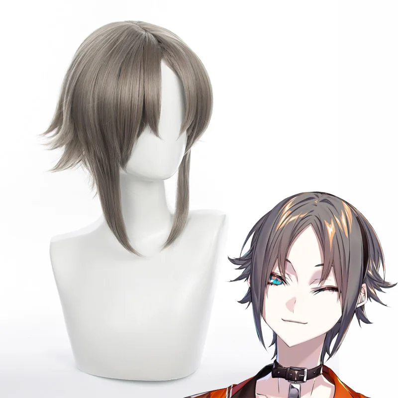 Парик для косплея аниме vTuber хита Rias искусственный парик на Хэллоуин Короткие