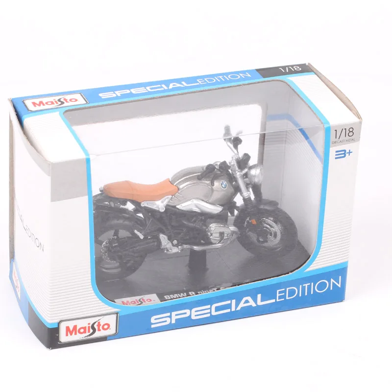 Масштаб 1:18 Maisto R NineT скремблер моторад Ретро родстер мотоциклист Литые и