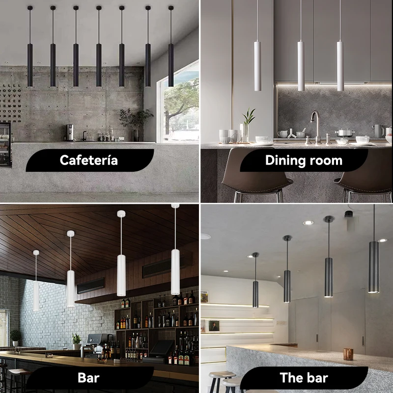 Подвесной светодиодный светильник GU10 для столовой люстра потолочного