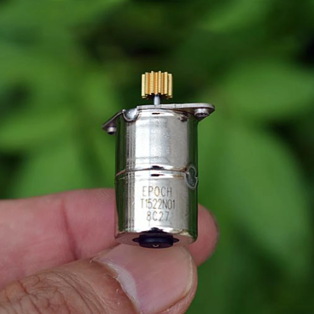 

2-фазный 4-проводной шаговый двигатель, шаговый микро-двигатель 15 мм, двигатель расширенного типа, большой крутящий момент, угол поворота 18 градусов, для автомобильных аксессуаров