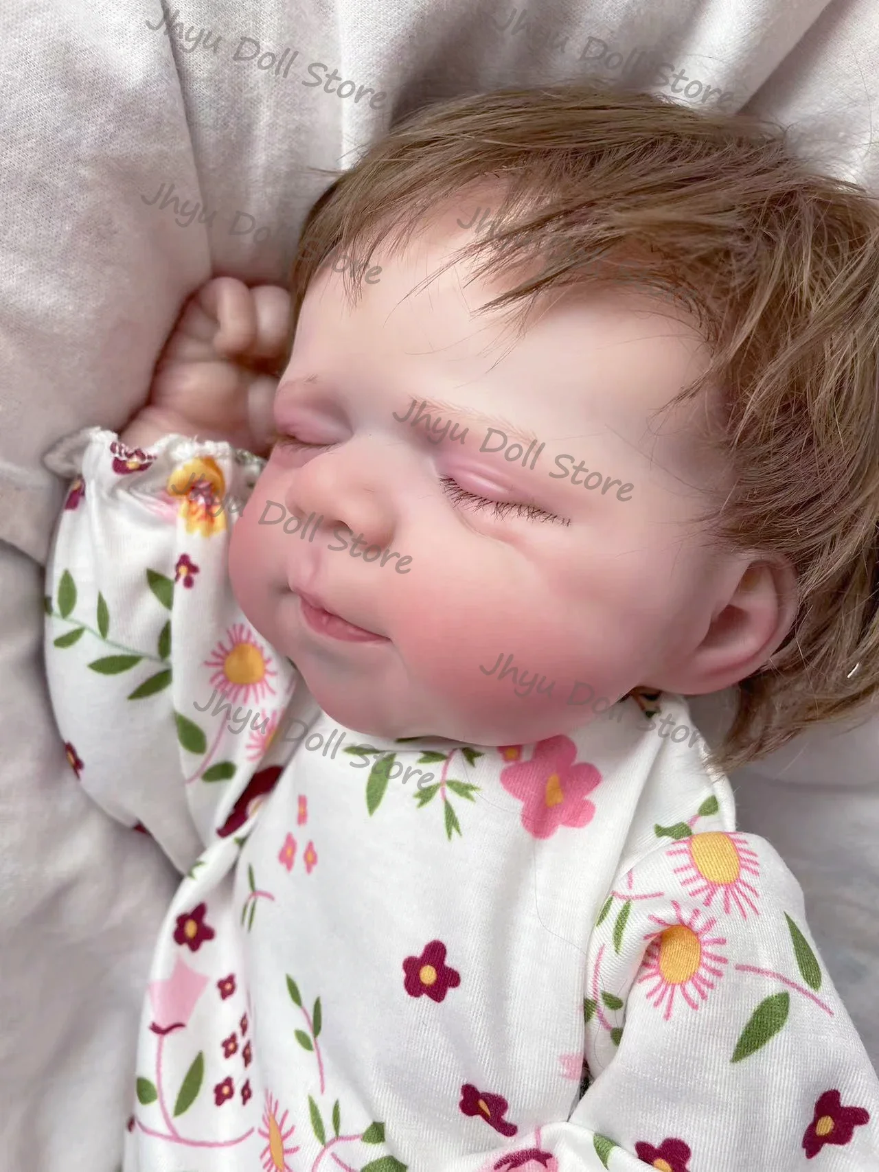 19-дюймовая кукла Reborn для новорожденных Pascale мягкая на ощупь с 3D-кожей