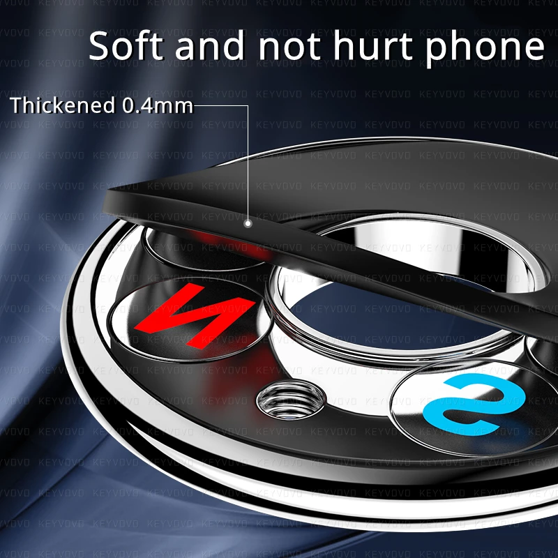 metal magnetic car phone holder in car stand magnet cellphone bracket round holder for iphone 12 pro samsung huawei xiaomi new free global shipping
