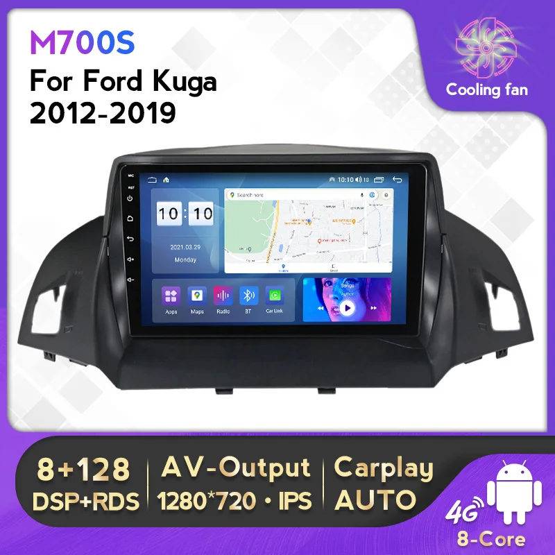 

2 Din Android 11 Car Radio with Screen for Ford Escape Kuga 2 2012-2019 Carplay 4G Lte WIFI Multimedia Player AI Voice Autoradio