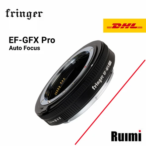 Адаптер для объектива Fringer EF-GFX Pro с автофокусом для объектива Canon EF для камер Fujifilm GFX100 GFX100S GFX50S GFX50S II GFX50R