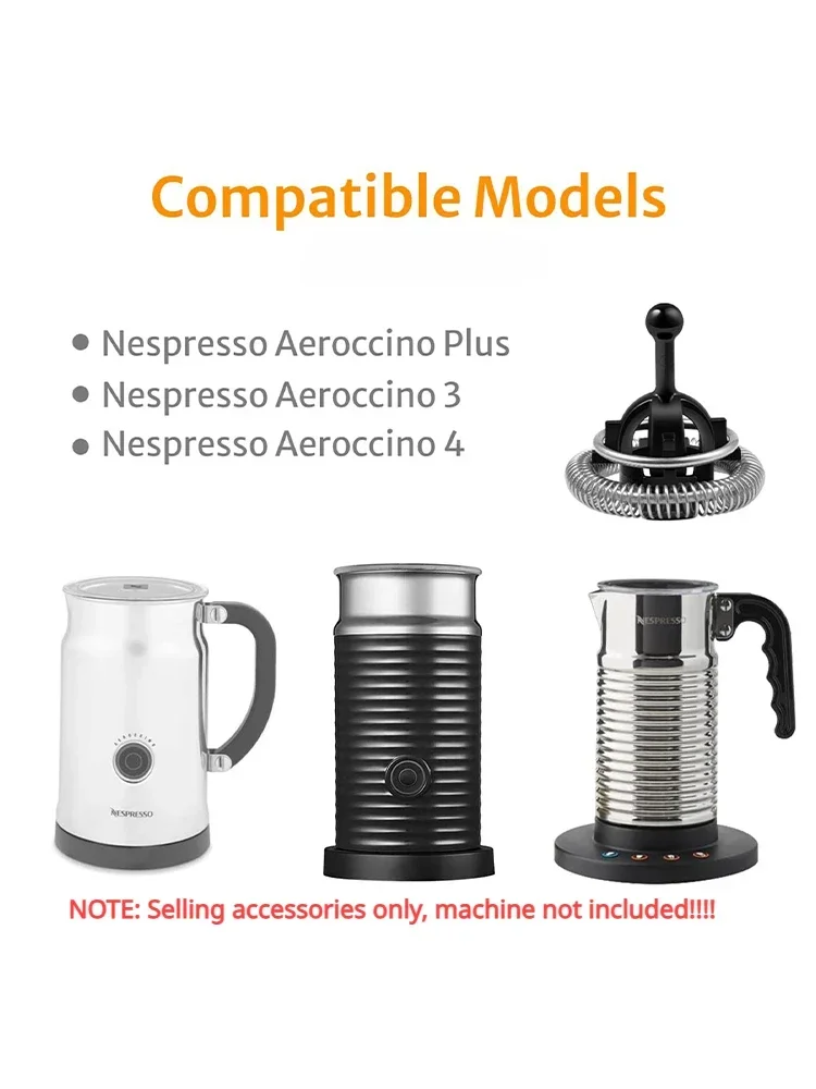 1 шт. детали кофемашины для Nespresso Whisk Aeroccino 3/4 замена вспенивателя молока