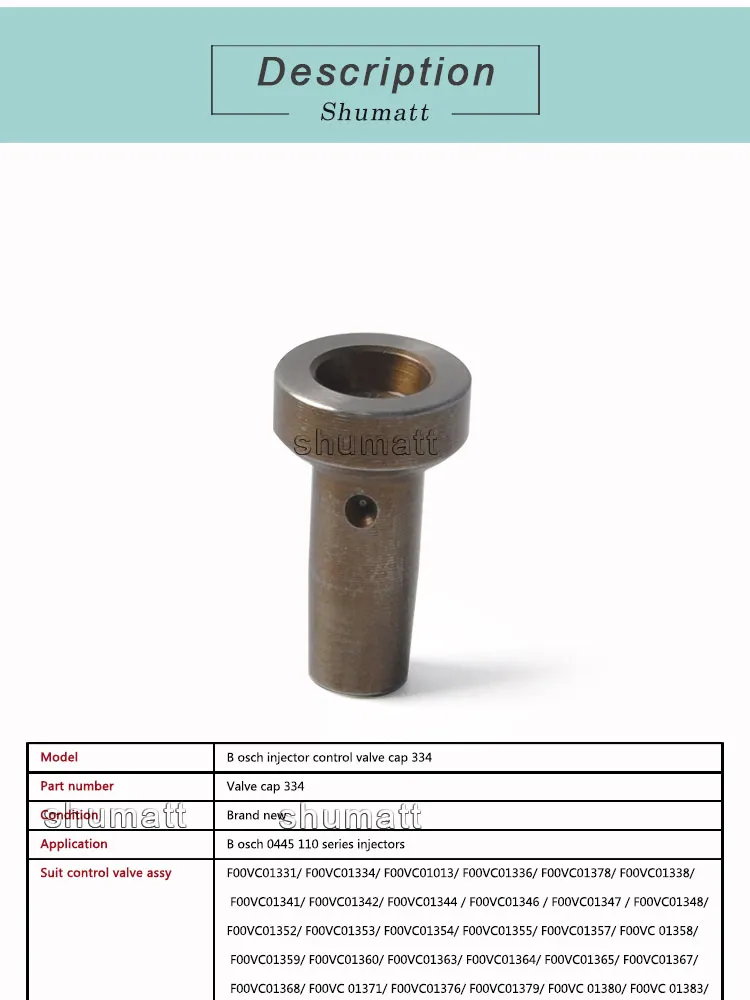 F00VC01334 Крышка инжектора дизельного топлива крышка регулирующего клапана 334