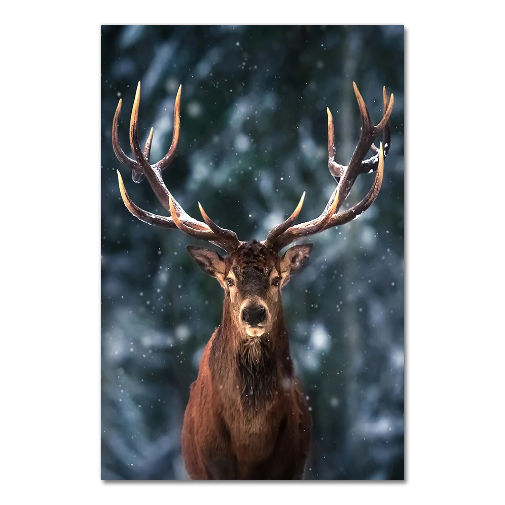 

Плакат Nordic Snowing Landscape AliPaint