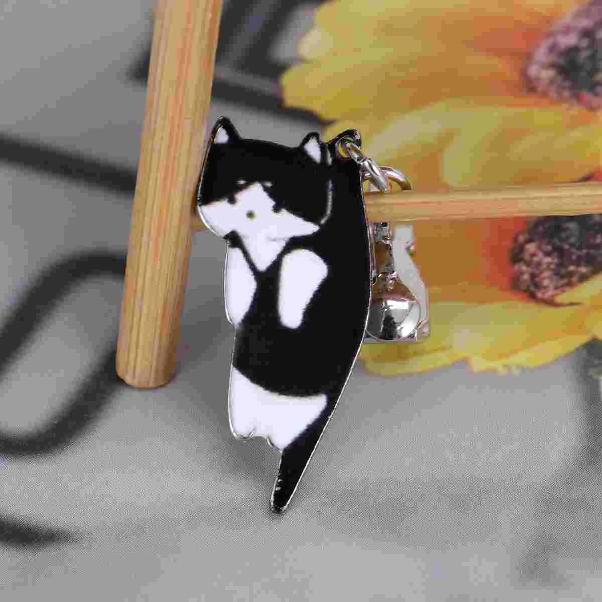 Зажимы для сережек серьги с кошачьим узором капли масла креативный жемчуг женщин