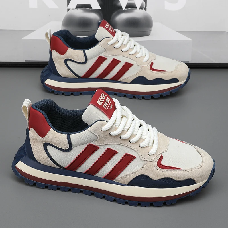 Мужская обувь Ozhouzhan осень 2023 новые модные брендовые высококачественные