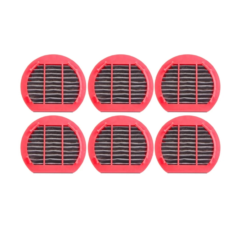 

6 PCS Handle Vacuum Cleaner Hepa Filter For Delmar VC25 Handle Vacuum Cleaner Parts Accessories Filter