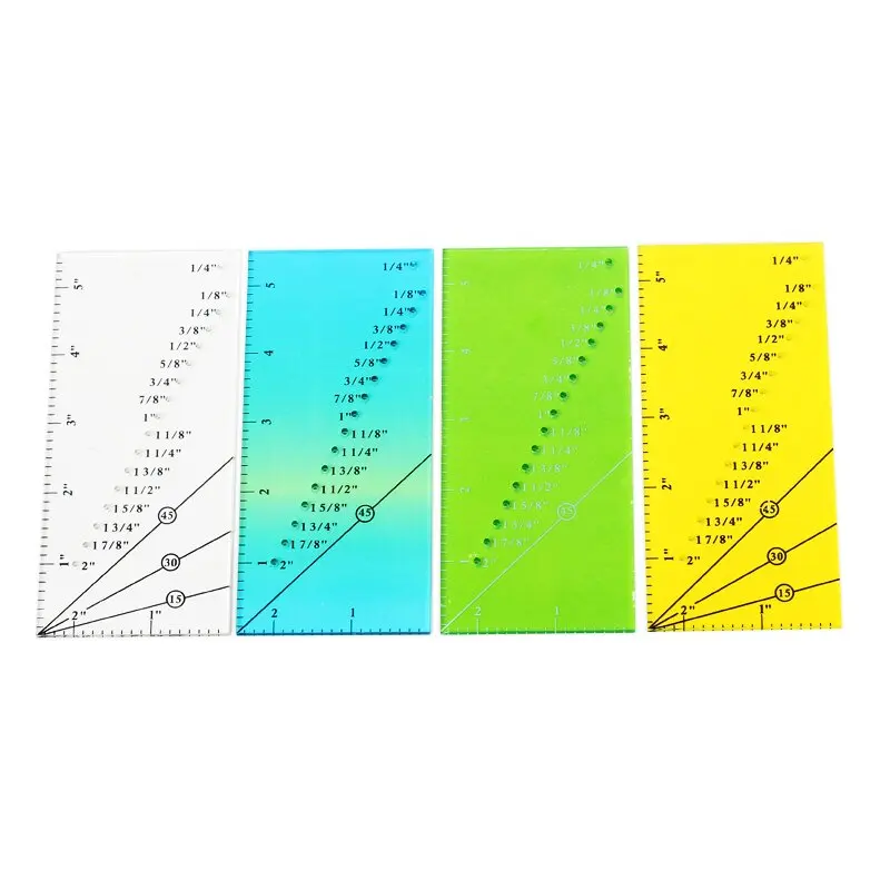 

Wholesale Sewing Machine Resistance Ruler Perforated Seam Measuring Tool Ruler Manual DIY Sewing Patchwork Tool