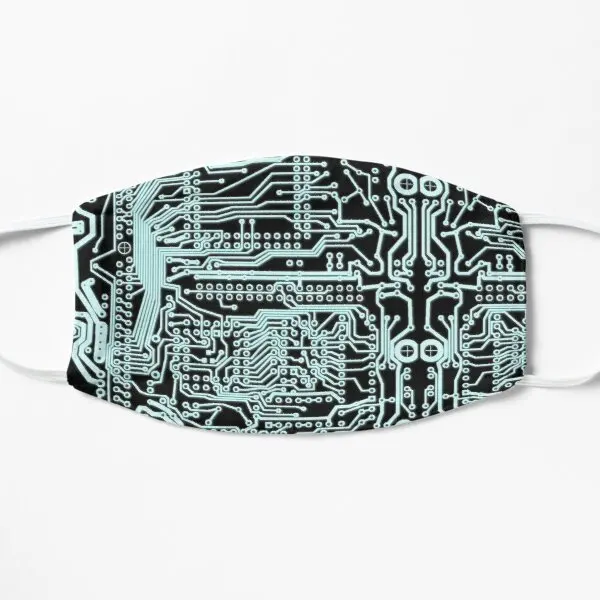 

Glowing Circuit Flat Printing Face Mask Protective Winter Cartoon Accessories Pattern Cosplay Cute Dustproof Unisex Health