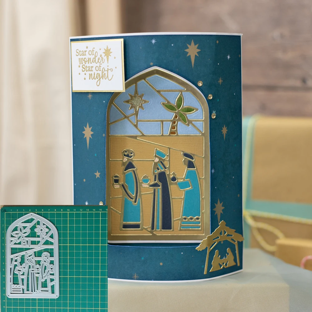 

Christmas Frame Metal Cutting Dies Stencils for Scrapbooking Photo Album Embossing Cards Making DIY Crafts Punch Dies