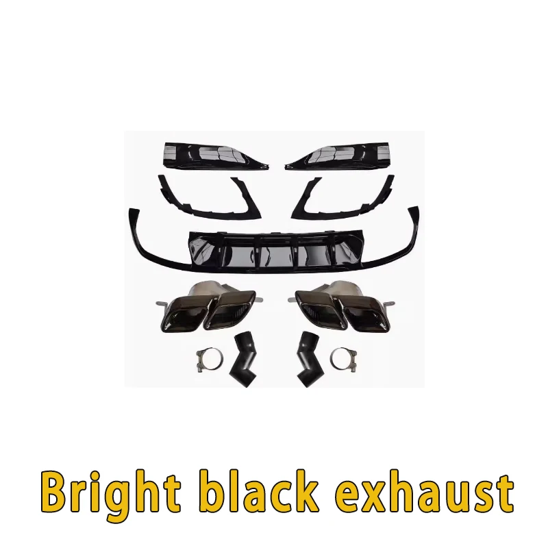 

Для VW Arteon четыре выхлопных трубы из нержавеющей стали 2018 2019 2021 2022 2023 Arteon Rline задний спойлер Комплект кузова автомобильные аксессуары