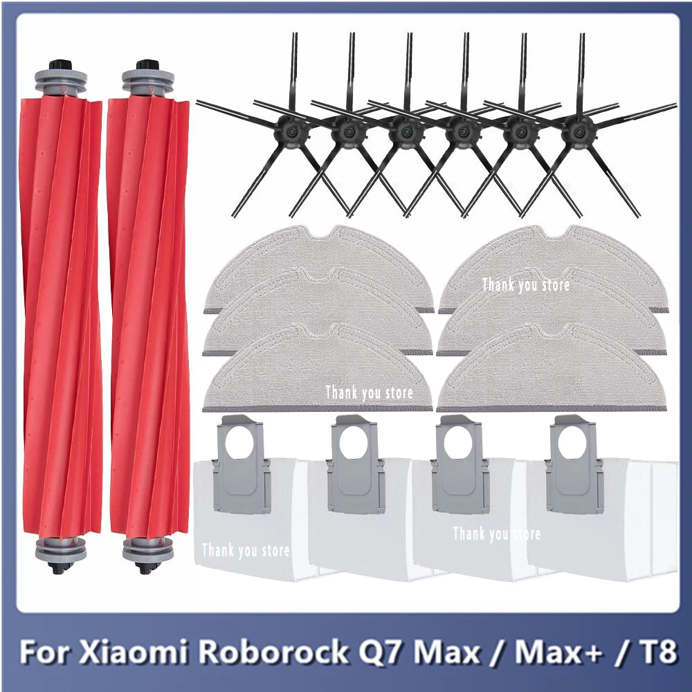

18 шт., запчасти для пылесоса Xiaomi Roborock Q7 Max / Max + / T8