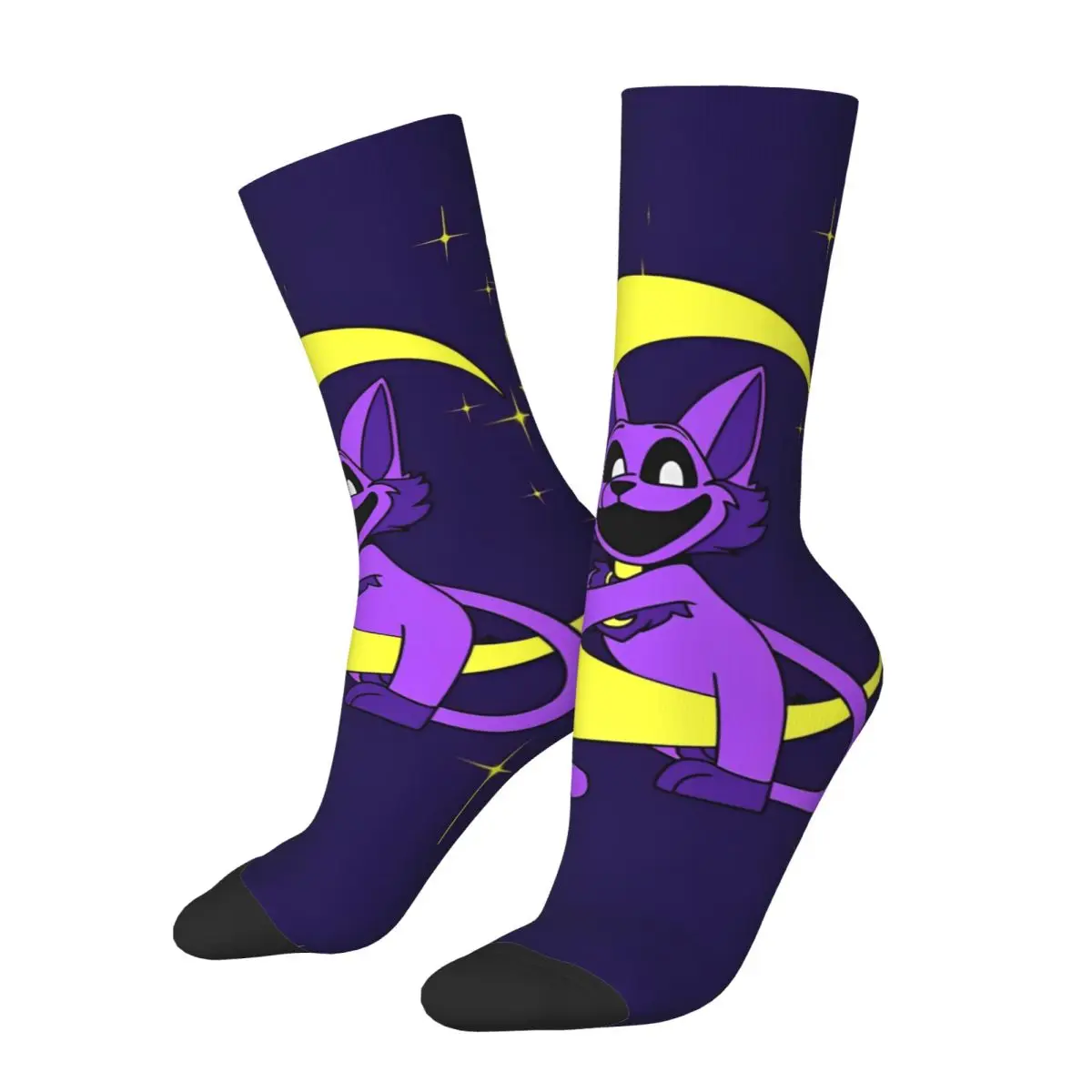 Осенне-зимние мужские и женские Носки с рисунком смайликов