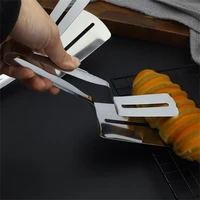 kitchen bbq bread utensil set barbecue tong fried steak shovel fried fish shovel clamp kitchen bread meat clamp stainless steel