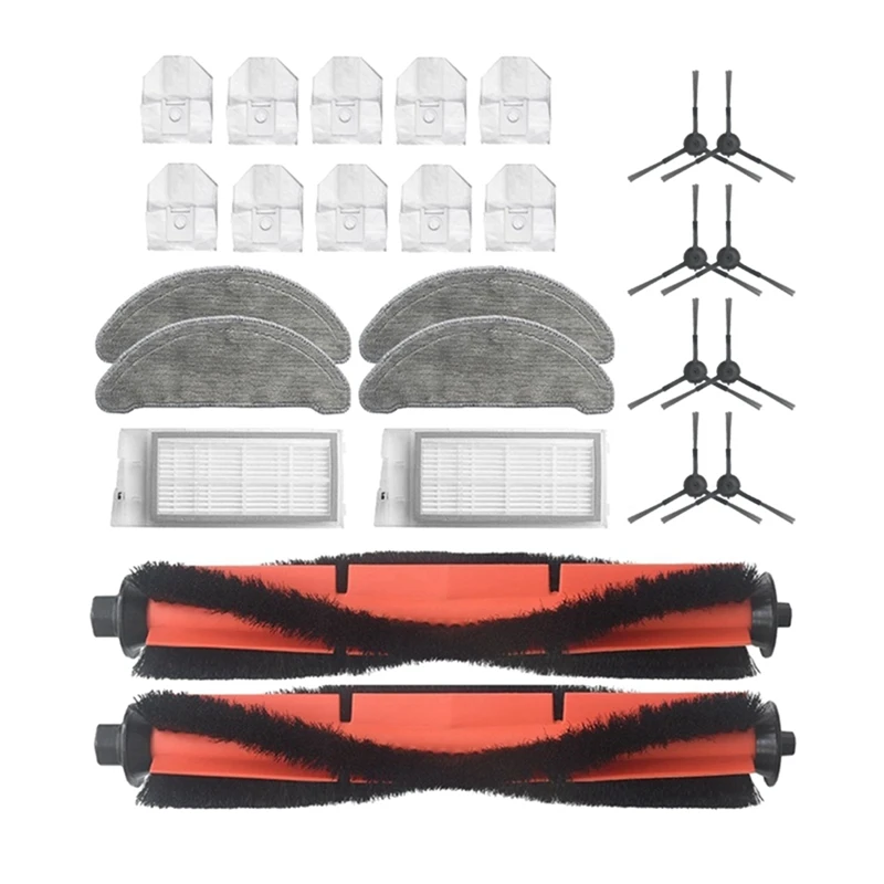 

Roller Brush Filter Mop Cloths Replacement Accessories For Xiaomi Roidmi EVE Plus Robot Vacuum Cleaner