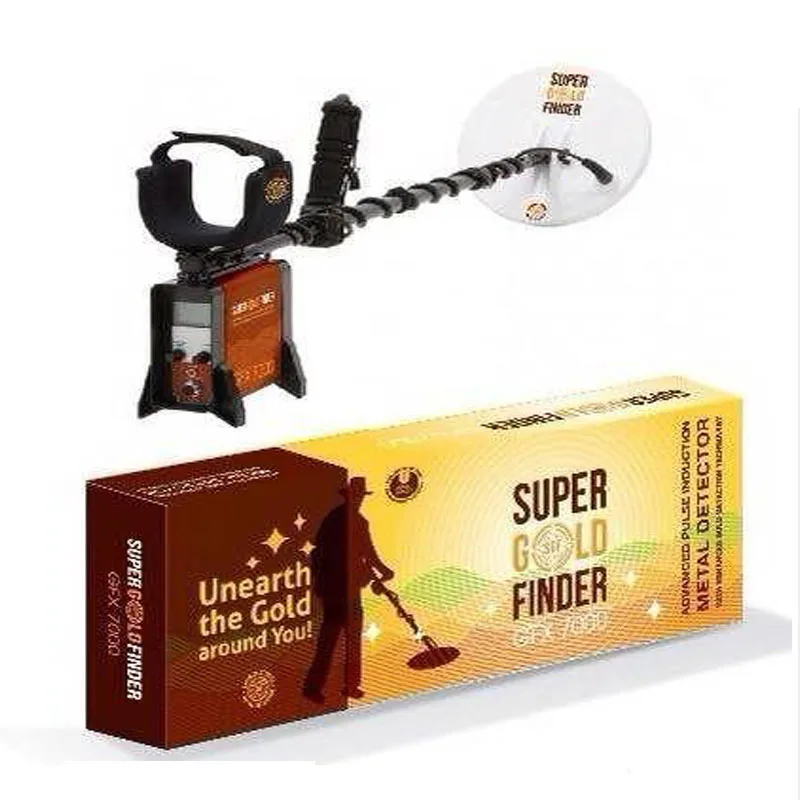 

Underground GFX7000 Metal Detectors for Treasure Hunting, Rechargeable Battery Deep search Gold Detector Mining Finder GFX-7000