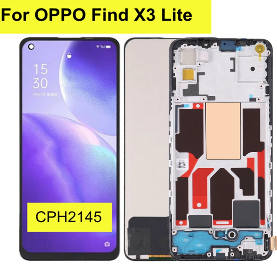 

6.43" TFT For OPPO Find X3 Lite LCD Display+Touch Screen Digitizer For Oppo Find X3 Lite display No finger ID