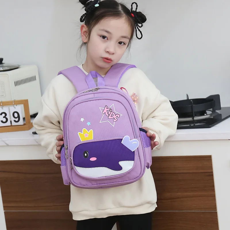 Children's Schoolbag Kindergarten Children Cartoon Backpack 3-6 Years Old Preschool Boys and Girls Load Reduction Backpack