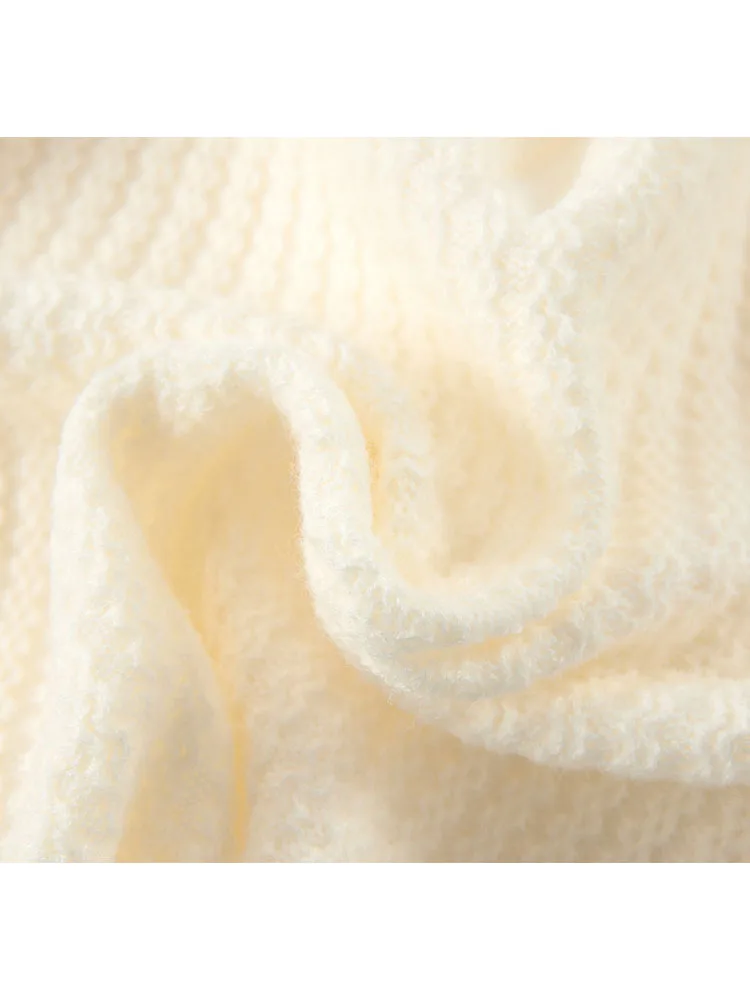 Французский элегантный вязаный кардиган тонкий женский однобортный однотонный