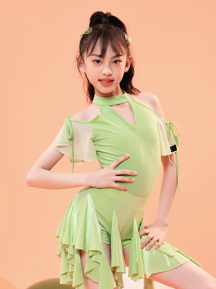 Тренировочная одежда для латиноамериканских танцев комбинезон тренировок румбы