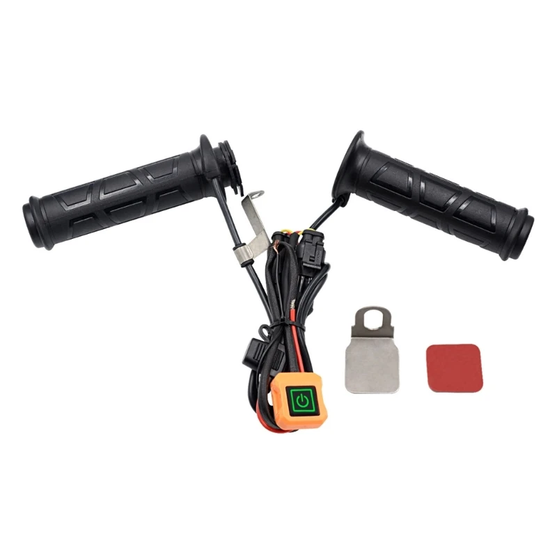 

Электрические нагревательные ручки, 1 пара, универсальные нагревательные ручки для мотоцикла 22 мм (7/8 дюйма) с электрическим подогревом R2LC