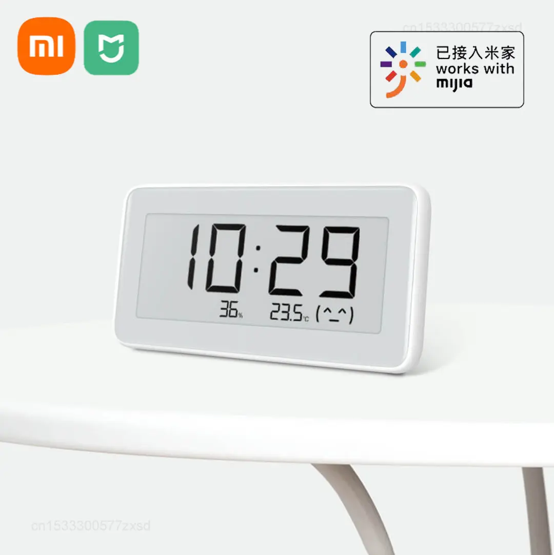 

Xiaomi Mijia BT4.0 Wireless Smart Electric Digital Clock Indoor Hygrometer Thermometer LCD E-ink Temperature Measuring Tools