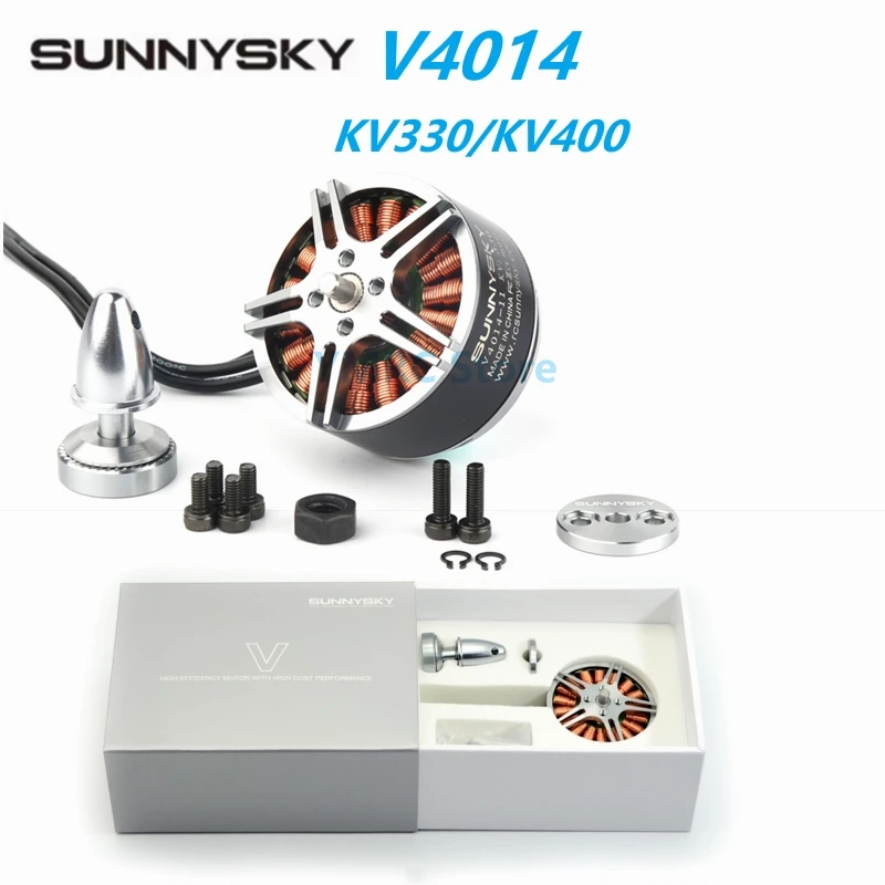 SunnySky V4014 KV330/KV400 4-6S бесщеточные двигатели для радиоуправляемых дронов самолетов квадрокоптеров