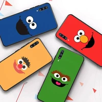 ins sesame street cookie phone case for samsung galaxy a 51 30s a71 soft silicone cover for a21s a70 10 a30