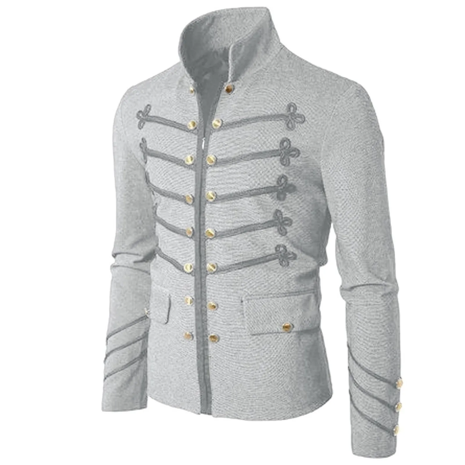 

Men's Coat Jacket Gothic Embroider Button Coat Costume Party Outwear