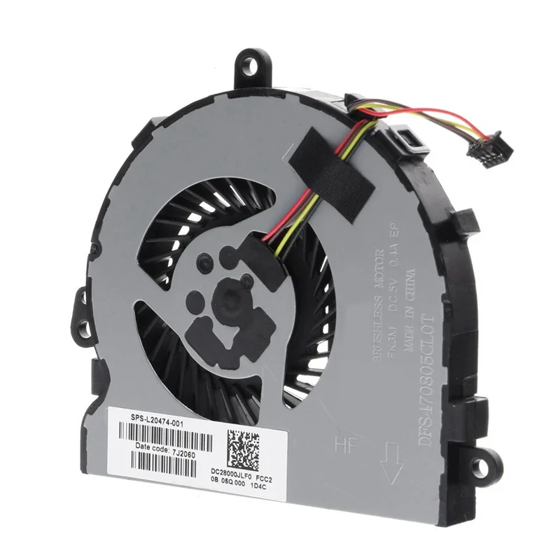 Вентилятор охлаждения процессора для ноутбука 15-DA 15-DB 15-DI 15- 15Q-DX 15T-250 255 256 G7