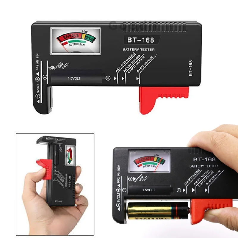 Стандартный кнопочный тестер для аккумуляторов AA/AAA/C/D/9 В/1 5 в | Тестеры